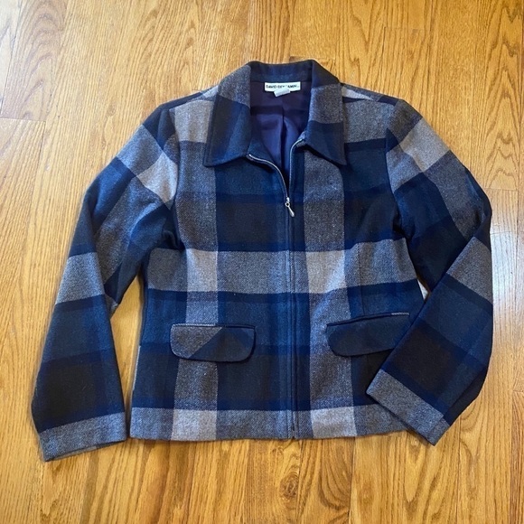 Vintage full zip blazer by David Benjamin size 10 - Picture 6 of 6